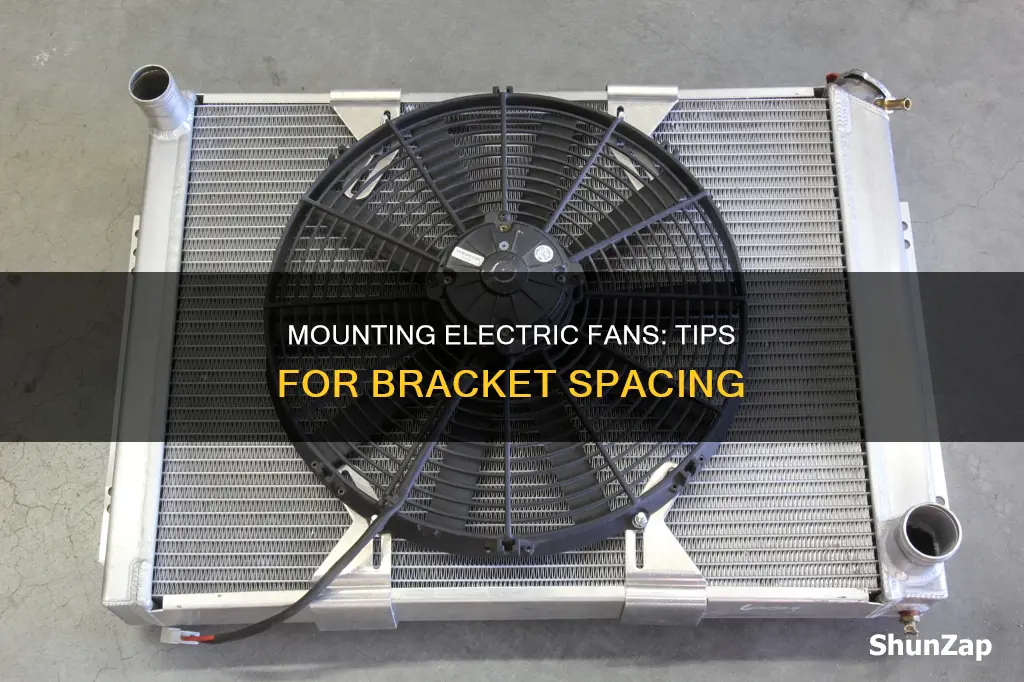 how to spal electric fan mounting brackets