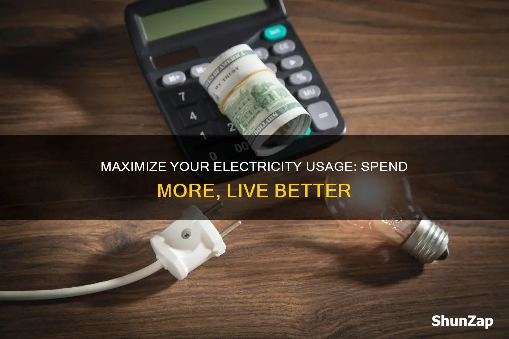 how to spend a lot on electricity