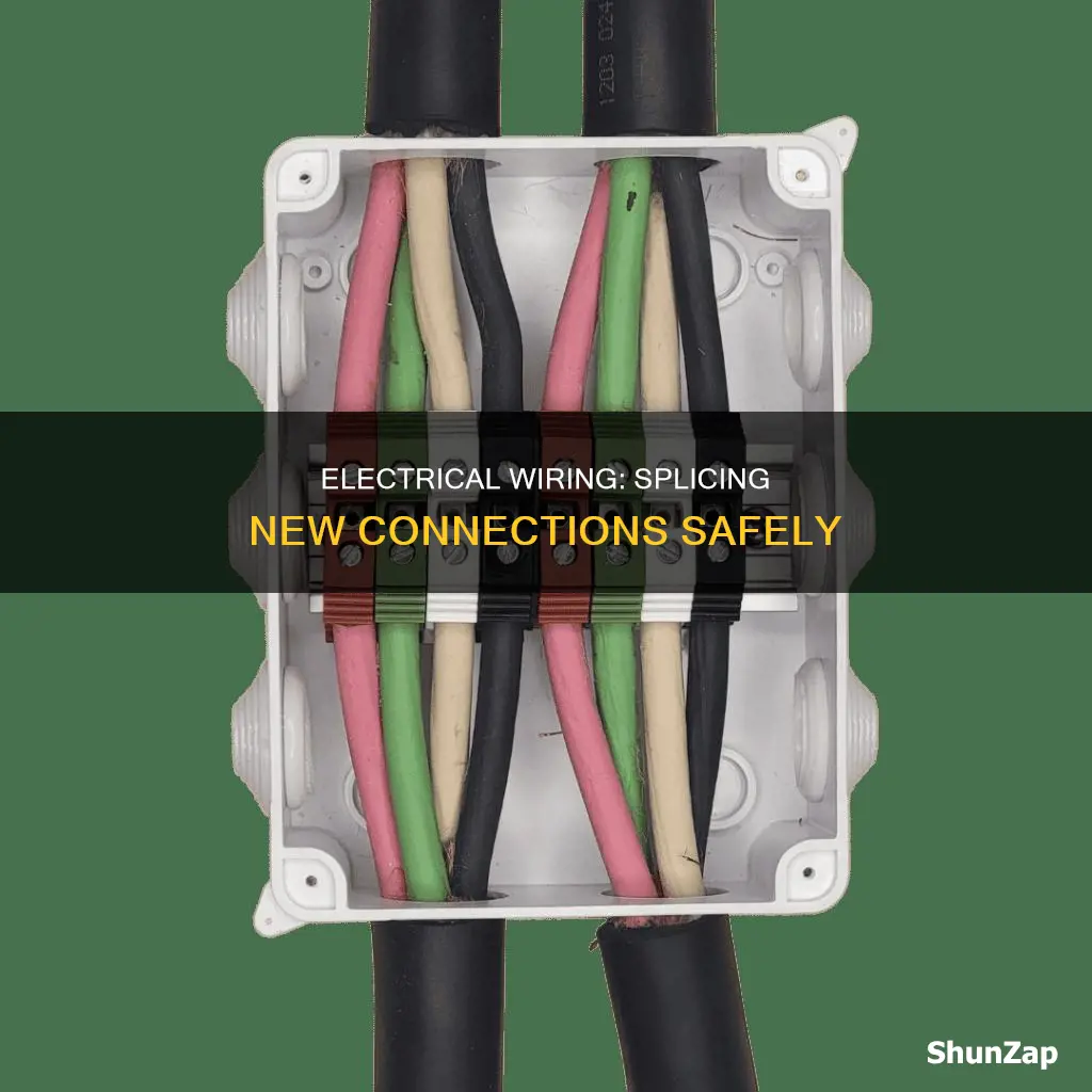 how to splice in new electrical wiring