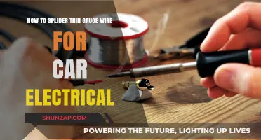 Mastering Thin Gauge Wire Soldering for Car Electrical Repairs