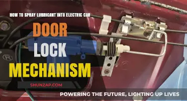 Efficiently Lubricate Your Electric Car Door Lock: A Step-by-Step Spray Guide