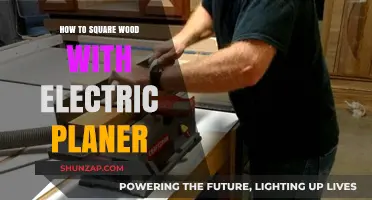 Squaring Wood with an Electric Planer: A Beginner's Guide