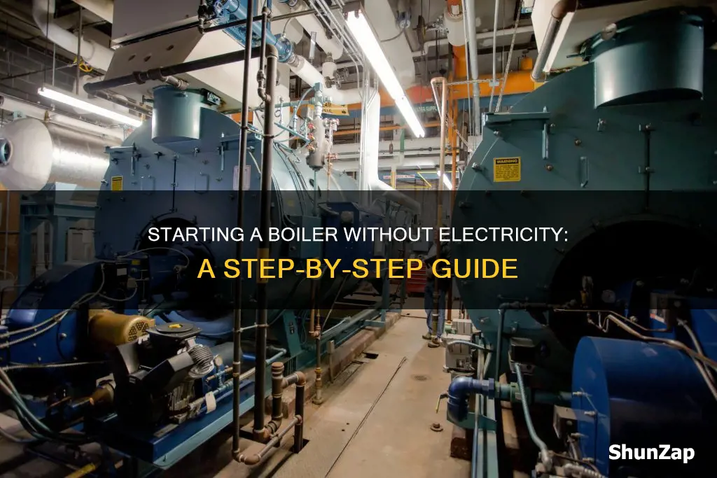 how to start a boiler without electricity