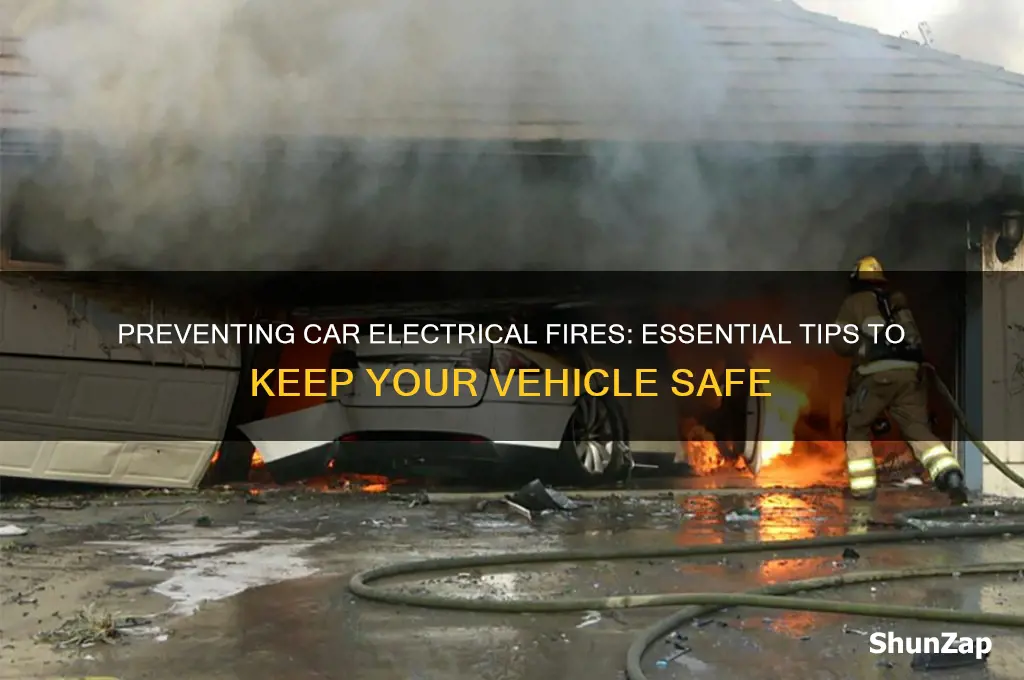 how to start a car electrical fire