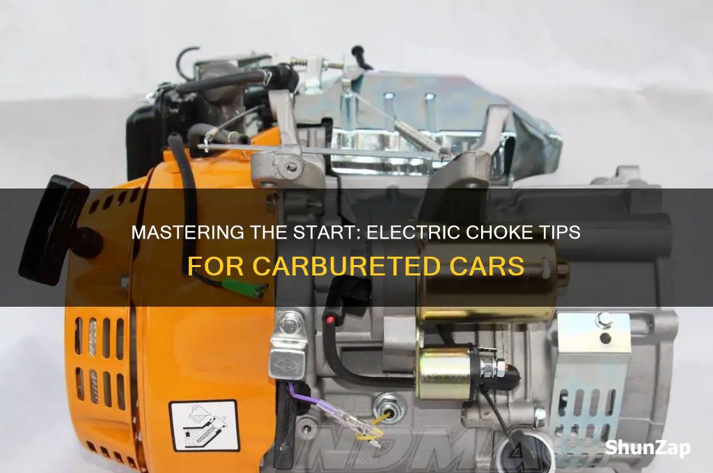 how to start a carbureted car with electric choke