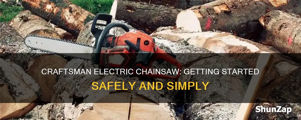 how to start a craftsman electric chainsaw