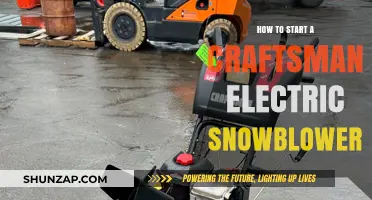 Craftsman Electric Snowblower: Getting Started