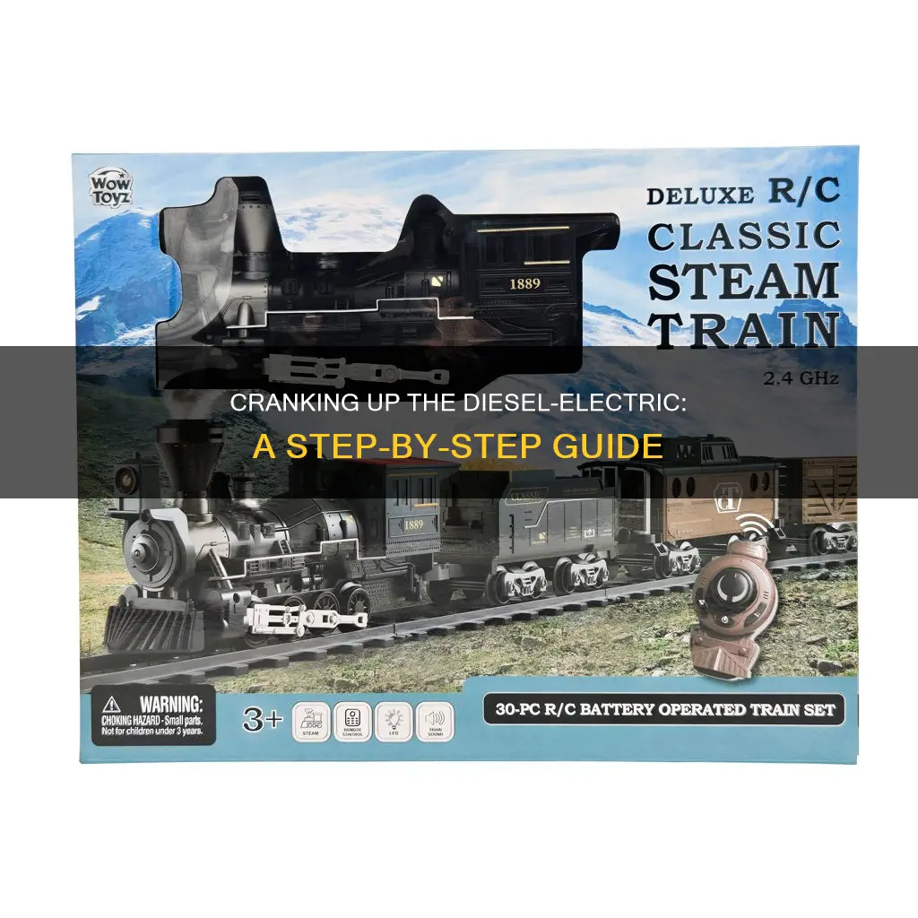 how to start a diesel electric locomotive