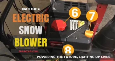 Easy Guide to Starting Your Electric Snow Blower
