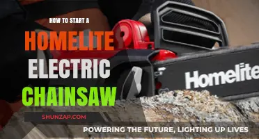 Kickstart Your Homelite Electric Chainsaw: Step-by-Step Guide