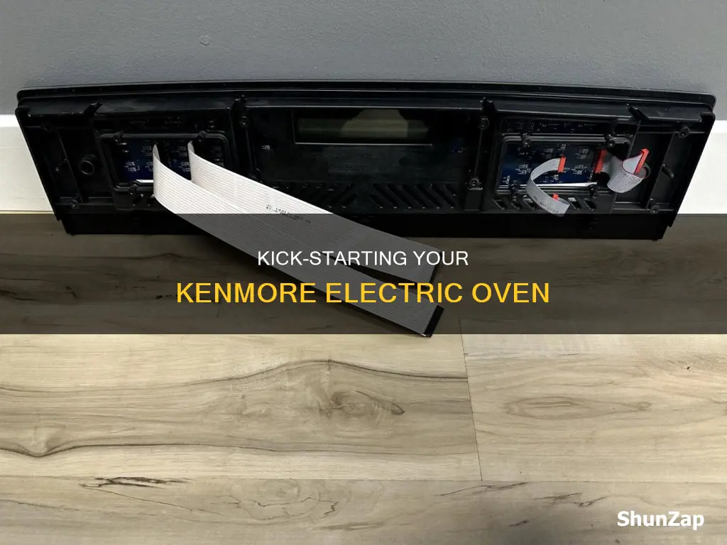 how to start a kenmore electric oven