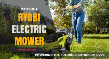 Kickstart Your Ryobi Electric Mower: A Step-by-Step Guide