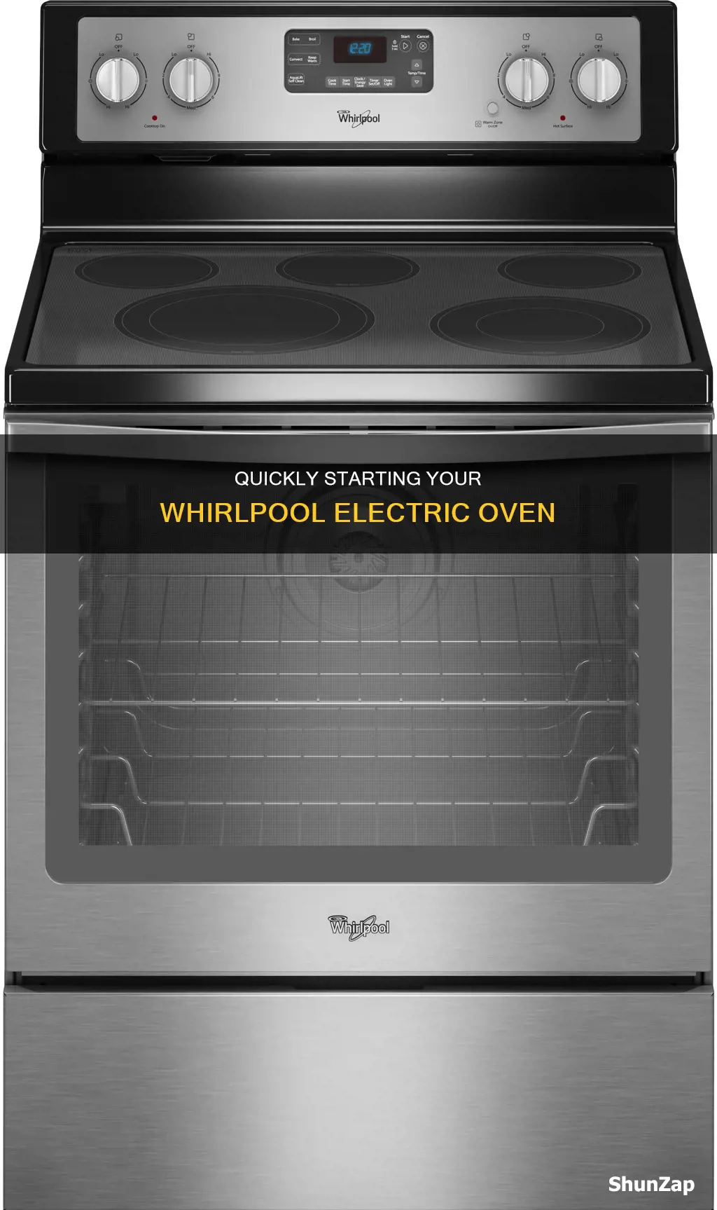 how to start a whirlpool electric oven