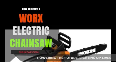 Kickstart Your WORX Electric Chainsaw: A Beginner's Guide