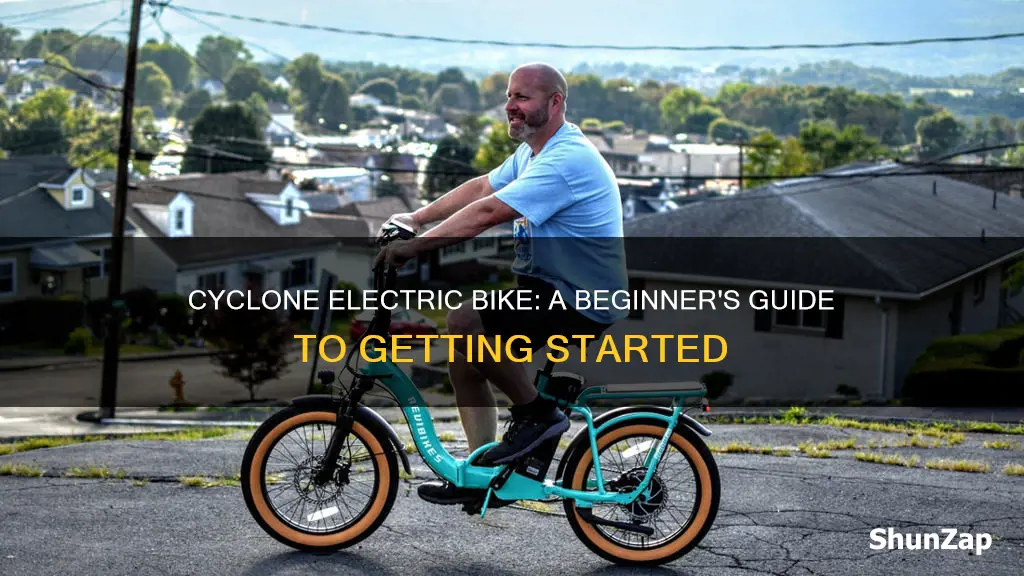 how to start an cyclone electric bike