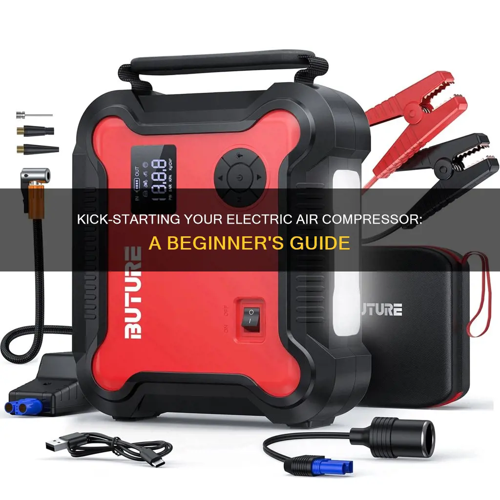 how to start an electric air compressor