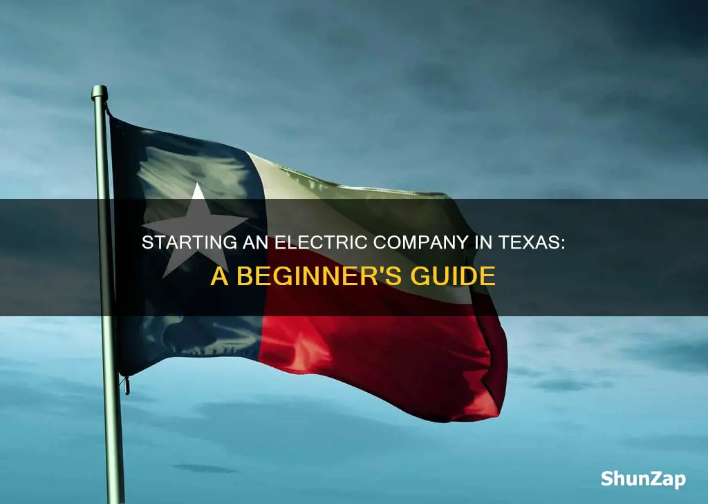 how to start an electric company in texas