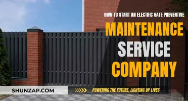 Starting a Preventive Maintenance Company for Electric Gates