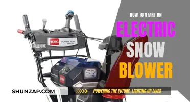 Kick-Starting Your Electric Snow Blower: A Step-by-Step Guide