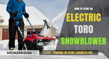 Easy Guide: Starting Your Electric Toro Snowblower