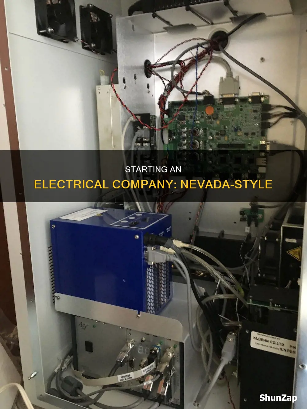 how to start an electrical company in nevada