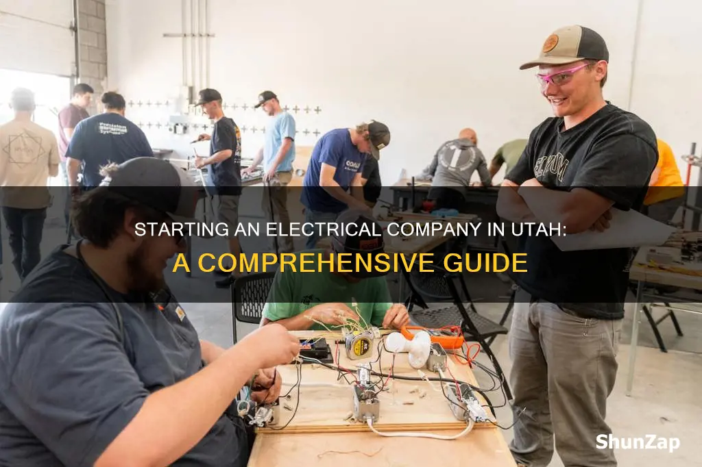 how to start an electrical company in utah