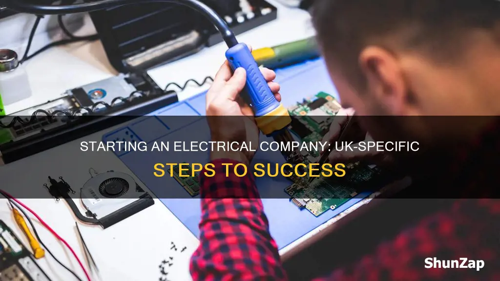 how to start an electrical company uk
