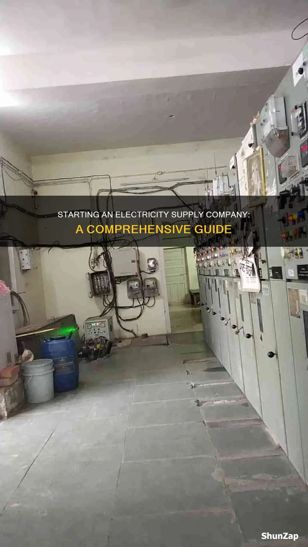 how to start an electricity supply company