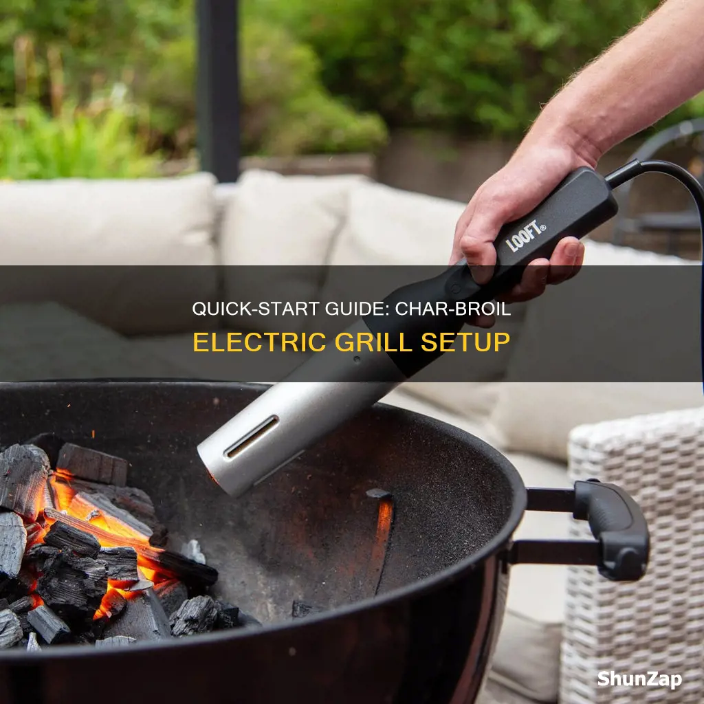 how to start char broil electric grill