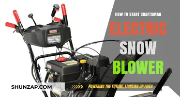 Craftsman Electric Snow Blower: Getting Started Guide