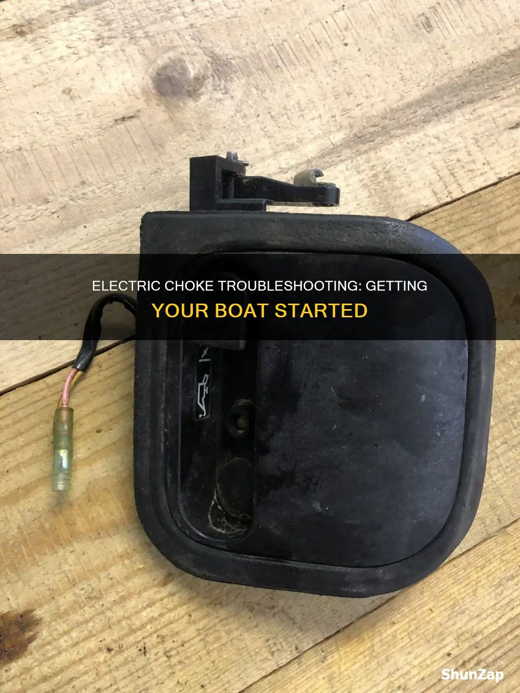 how to start electric choke on boat