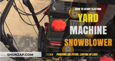 Kickstart Your Snow Blowing with Electric Yard Machines