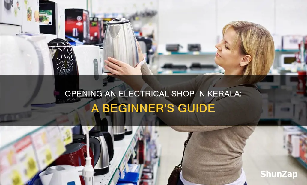 how to start electrical shop in kerala