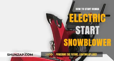 Kick-Start Your Honda Snowblower: Electric Start Guide