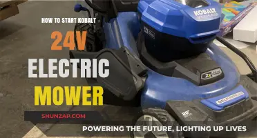 Quick-Start Guide: Kobalt 24V Electric Mower
