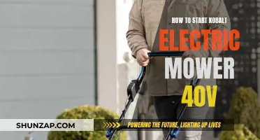 Kickstart Your Kobalt 40V Electric Mower: Easy Steps to Begin