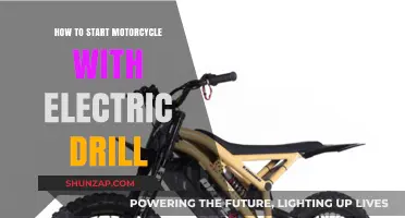 Kickstarting Your Motorcycle with an Electric Drill