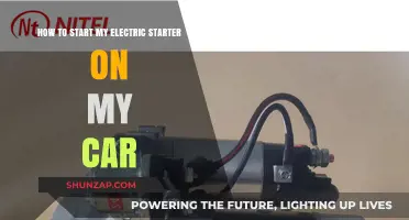 Quick Guide to Starting Your Car's Electric Starter Effortlessly