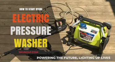 Kick-Start Your Ryobi Electric Pressure Washer: A Beginner's Guide
