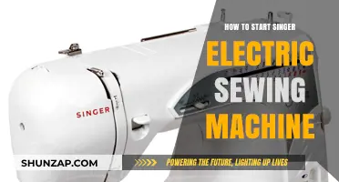 Electric Sewing Machine Setup: Singer Edition