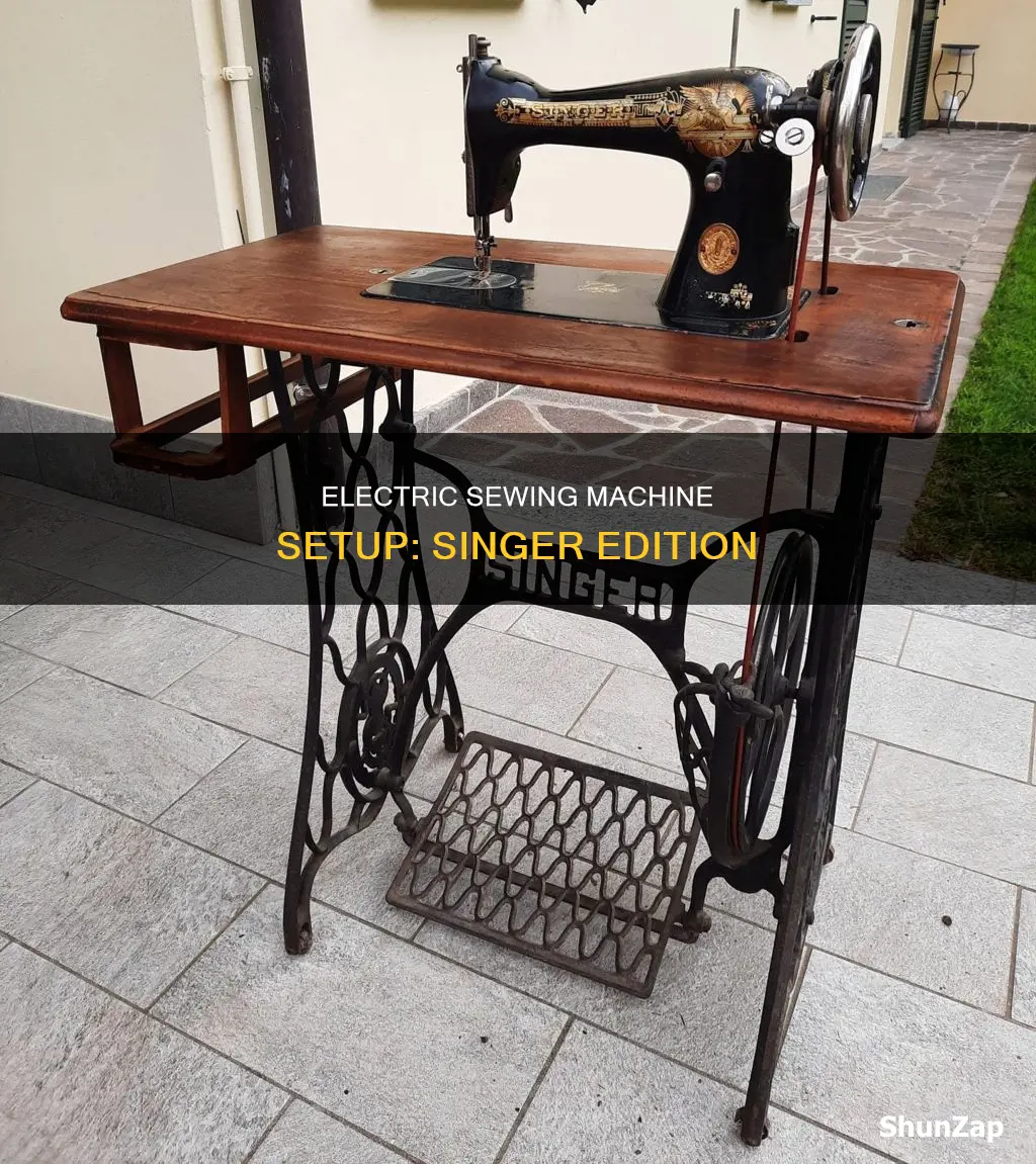 how to start singer electric sewing machine