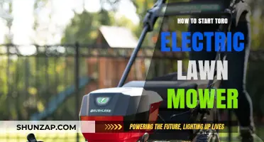 Kickstart Your Toro Electric Lawn Mower: Step-by-Step Guide