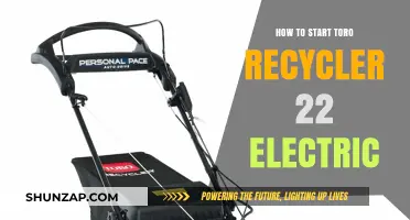 Kickstart Your Toro Recycler 22 Electric: A Step-by-Step Guide