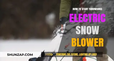 Kickstart Your Yardworks Electric Snow Blower