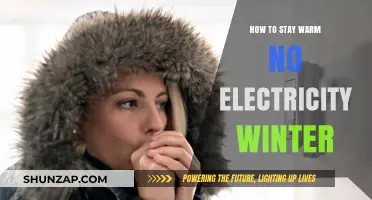 Staying Warm and Cozy Without Electricity This Winter