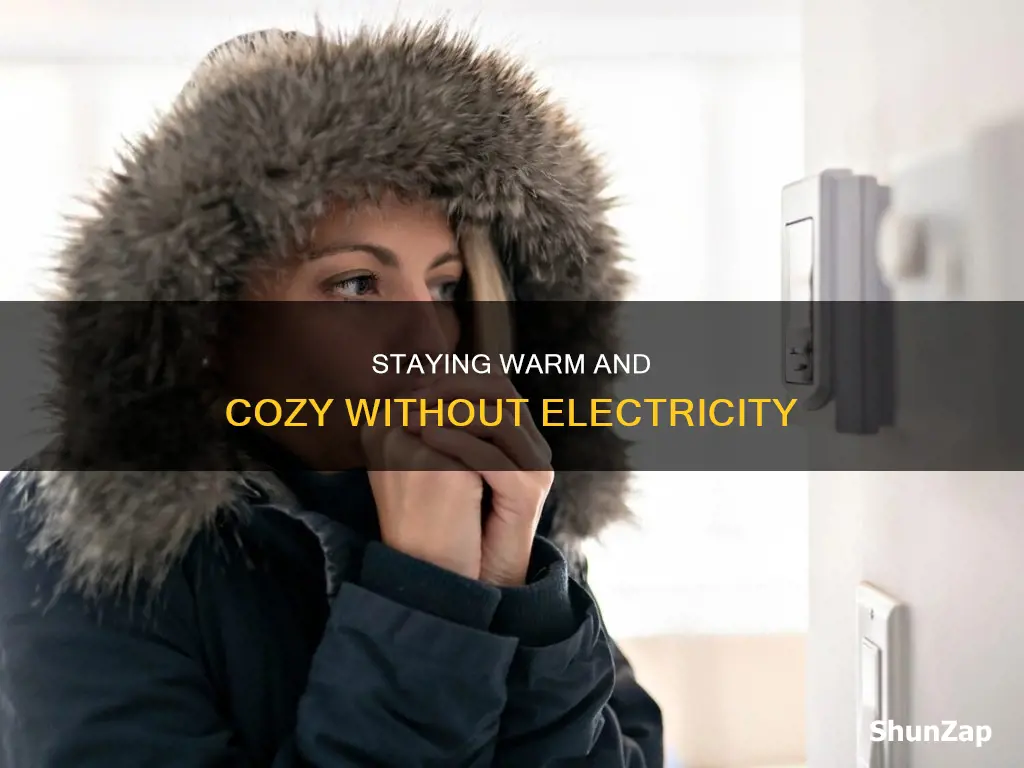 how to stay warm with no electricity