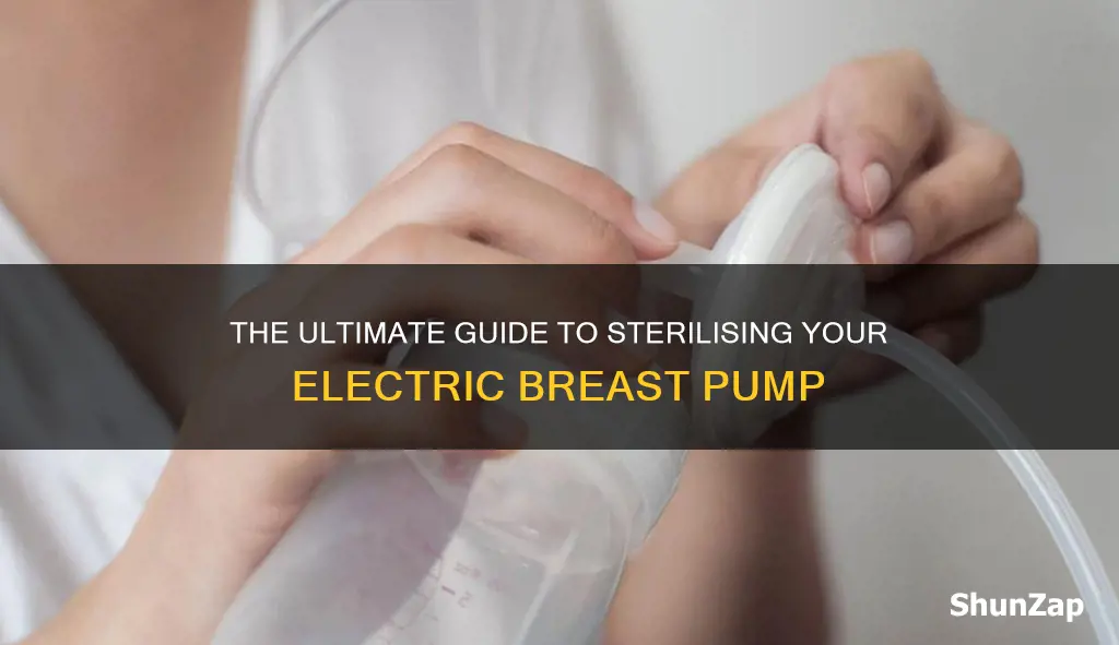 how to sterilise an electric breast pump