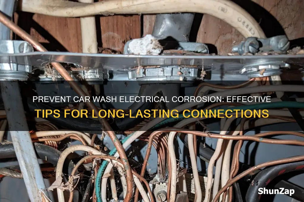 how to stop corrosion on car wash electrical connections