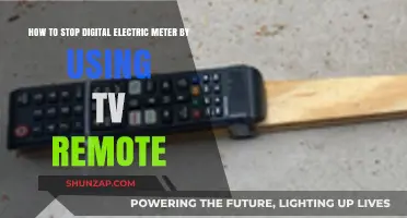 Stop Your Digital Electric Meter with a TV Remote: A Guide