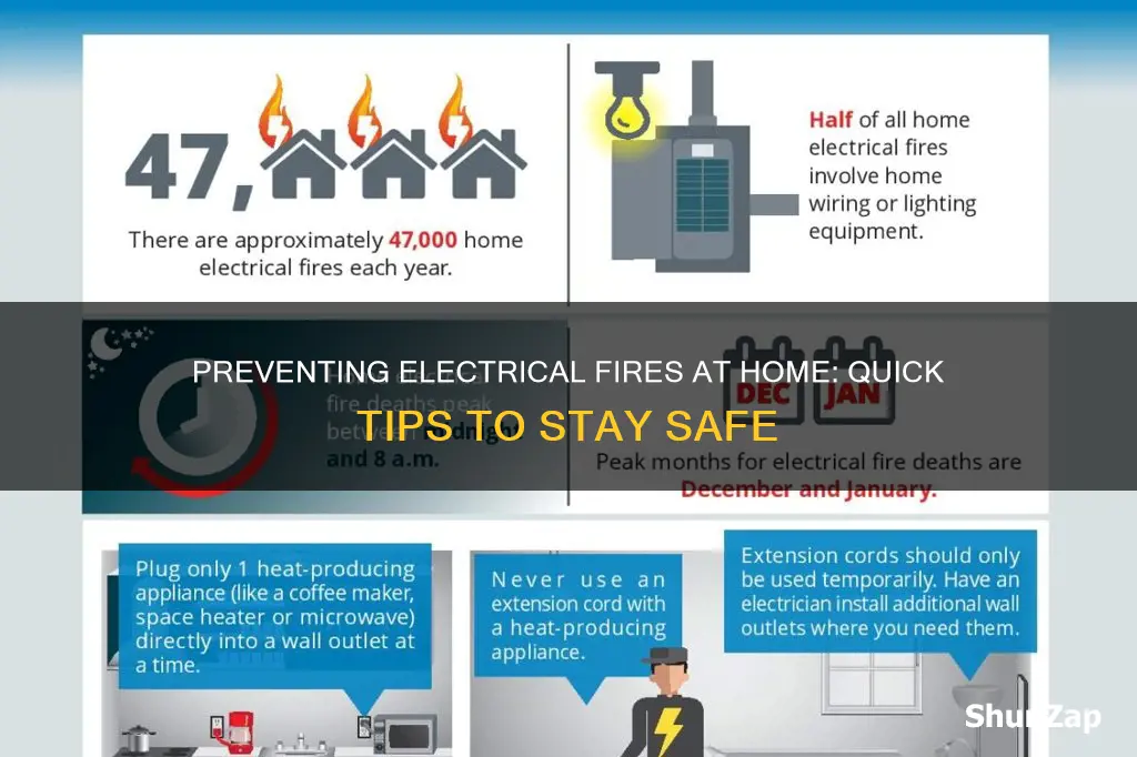 how to stop electrical fire at home
